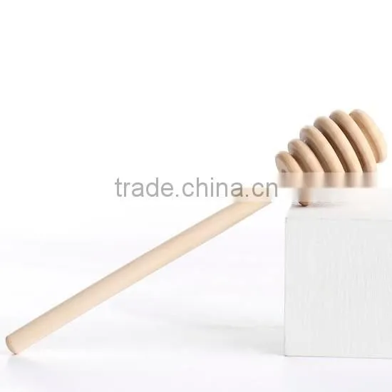 hot selling unfinished wood honey dipper