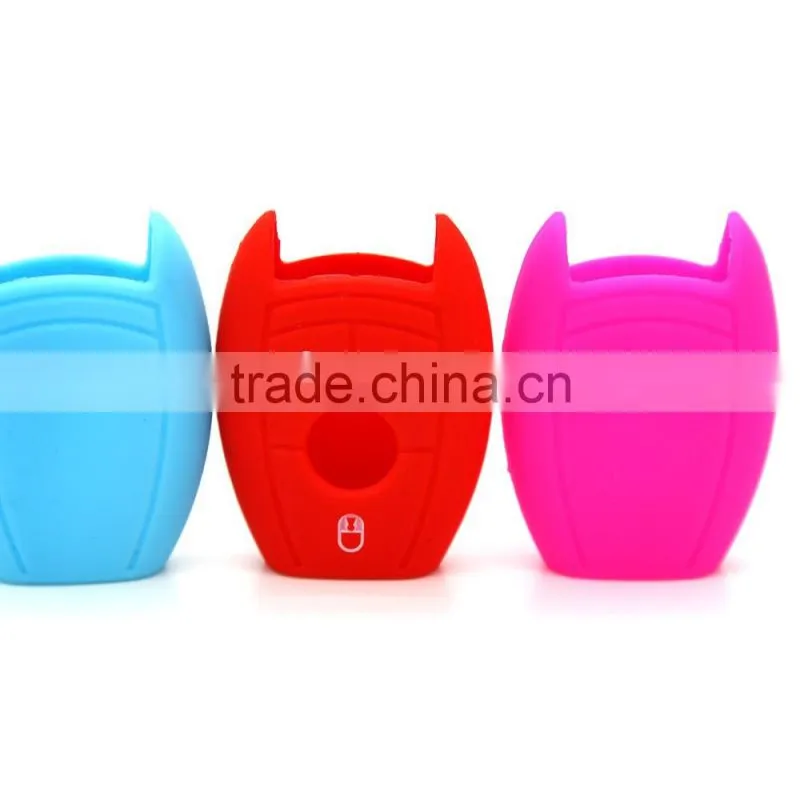 Super quality car key case manufacturer silicone car key covers for Mercedes Benz
