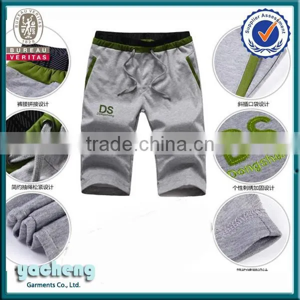 half pants for men dress pants 100% cotton new fashion mens sports pants sports short pants man cheap jogger pants jogging pants