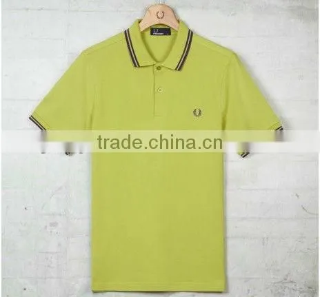 2017 fashion Customized 100% cotton mens polo shirts perry polo clothing manufacturer