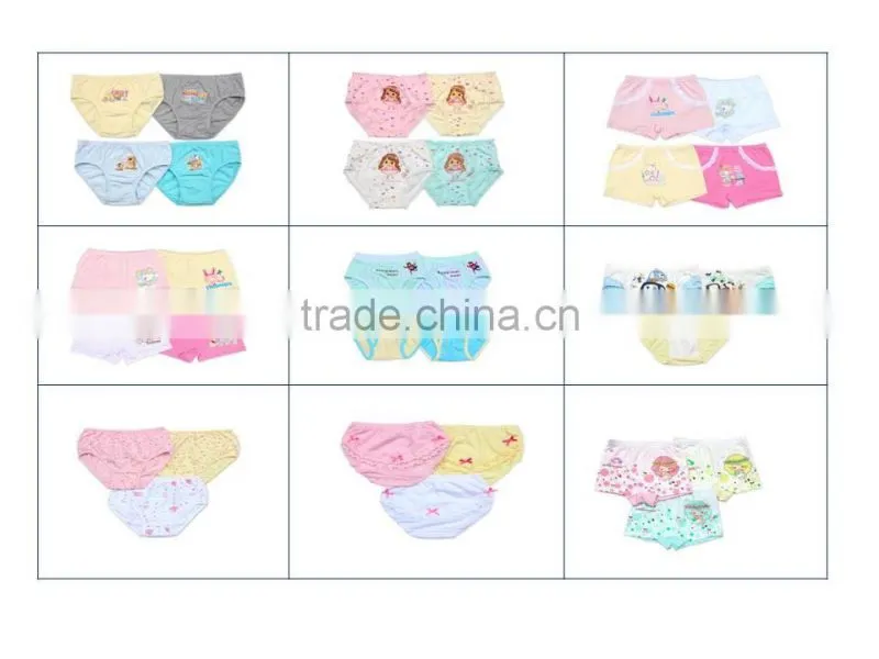 Girl's brief children underwear kid panties baby girls underwear