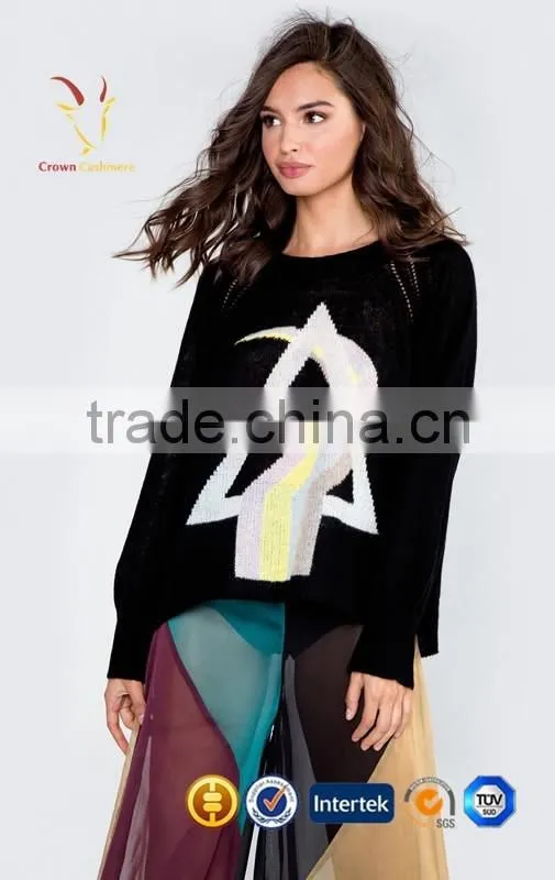 100% Pure Cashmere Pullover Women Jumpers Wool Sweater for Ladies
