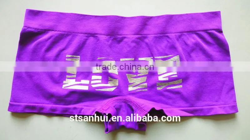 Newest design comfortable young ladies seamless un underwear