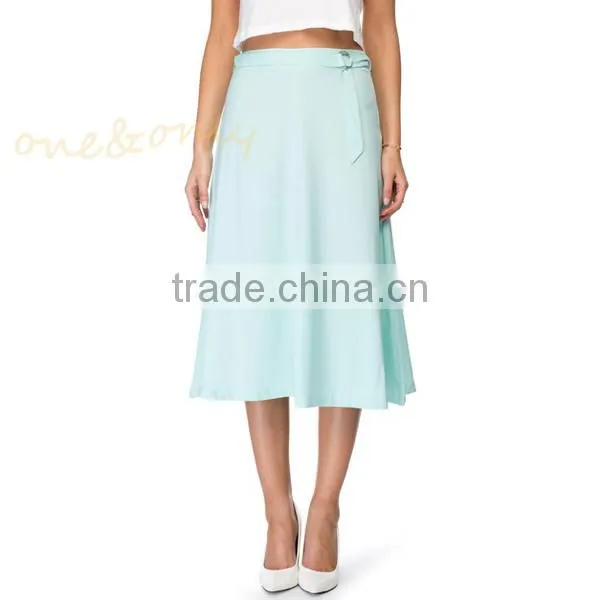 High waist korean long skirt fashion