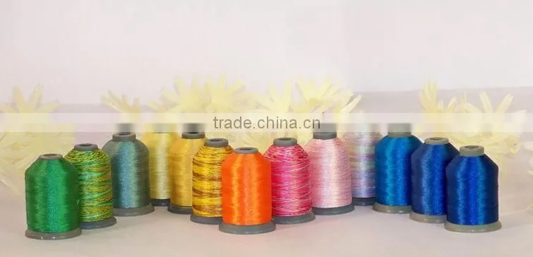 Muti color embroidery thread
