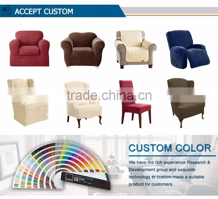 Stretch suede recliner sofa covers