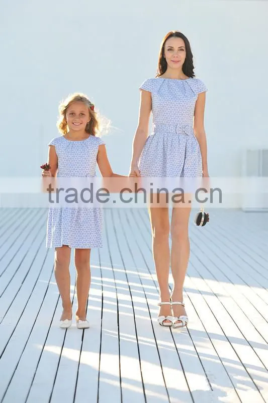 Stylish Ruffle mother and child matching outfit mother and me fancy maxi dress matching flamenco dresses
