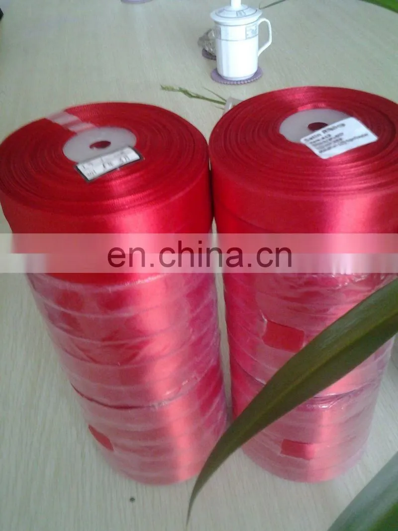 wholesale 100% polyester satin ribbon for garment