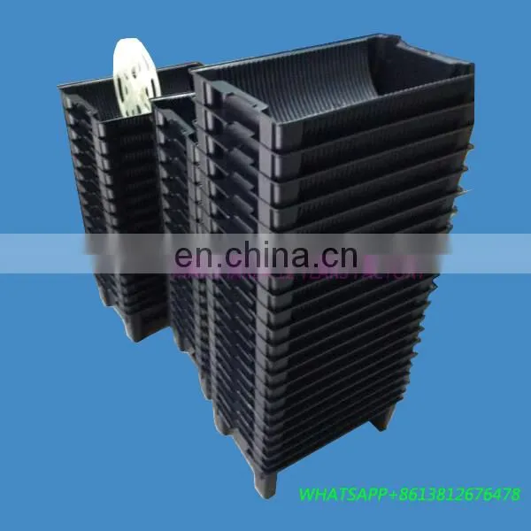 Factory customize IC PCB rolling component storage plastic antistatic tray