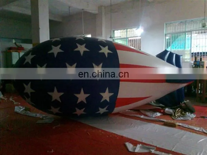 Many styles inflatable zeppelin airship