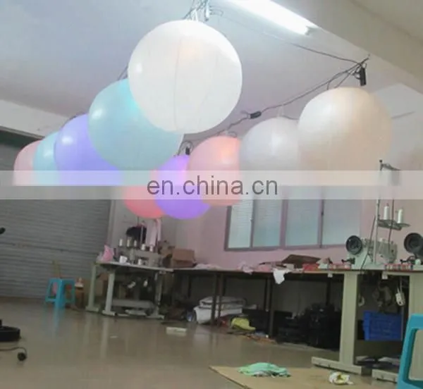cheap inflatable led hanging balloon/inflatable ceiling decoration balloons