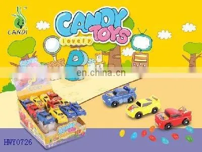 mini block car with candy