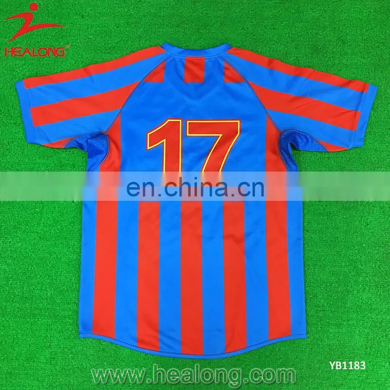 Healong Custom Used Soccer Uniform Wholesale Chinese Soccer Jersey
