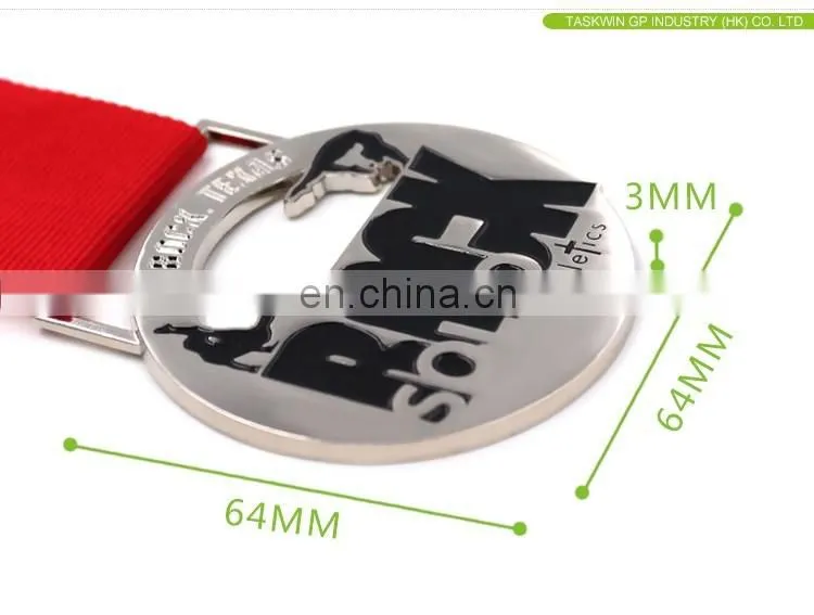 custom Metal Medal With Ribbon for athletics