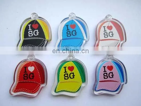 Sea turtle shape with personally design card inserted Acrylic keychain