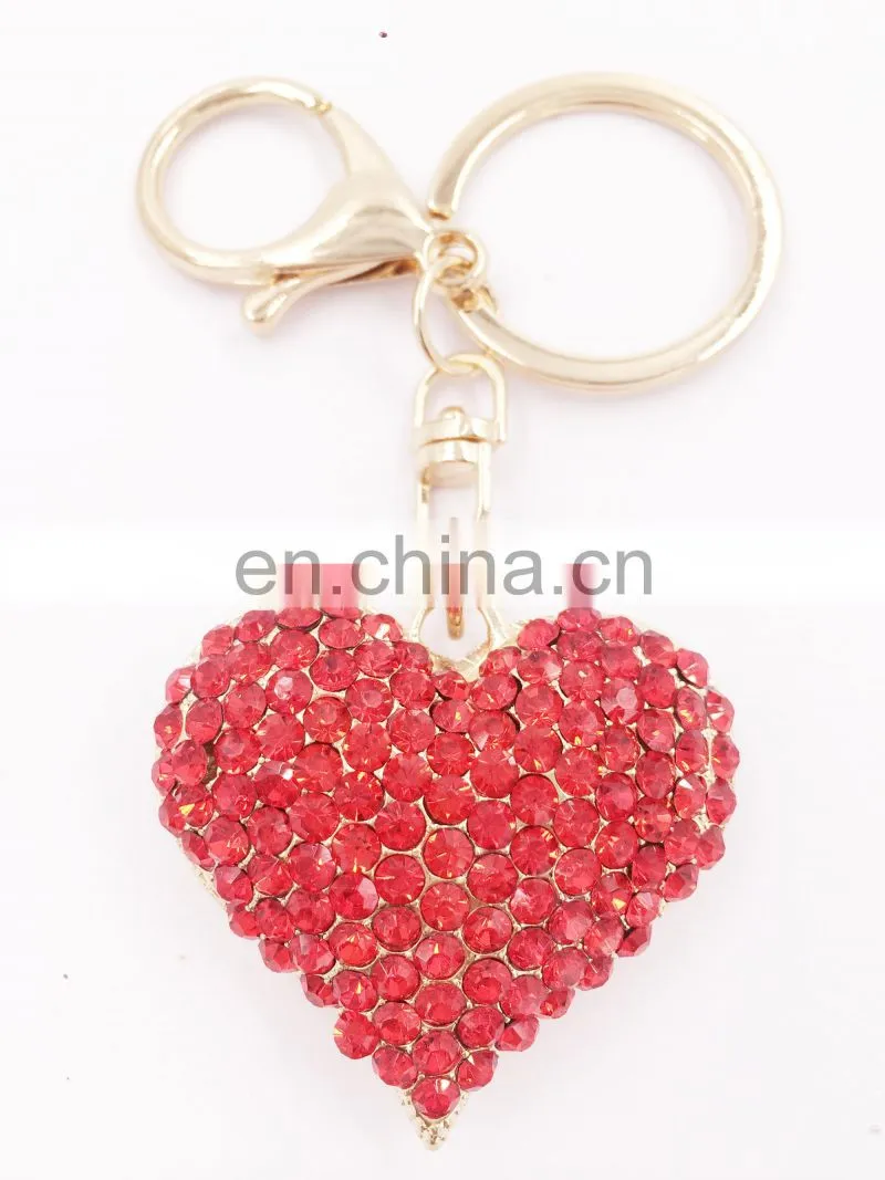 Wholesale Cheap Custom Quality Heart Shaped Key Chain For Souvenir