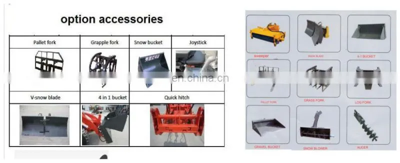 Zl08 Diesel Mini CE 0.8T front wheel loader with quick coupler