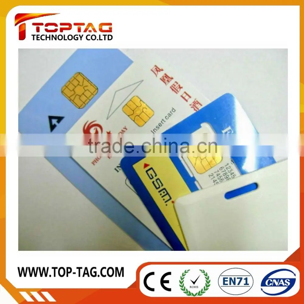 ISO7816 Contactless Smart CPU Card with magnetic stripe
