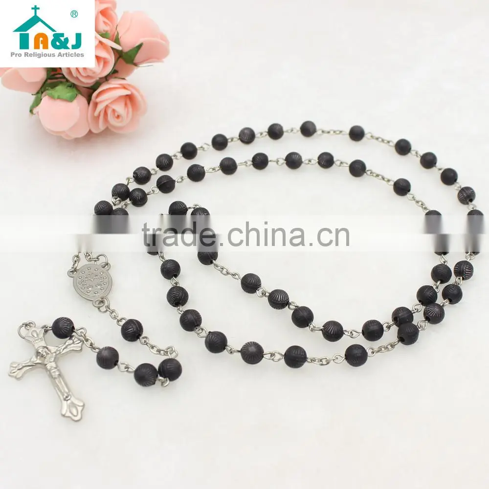 Souvenir rosary cheap with metal cross charm