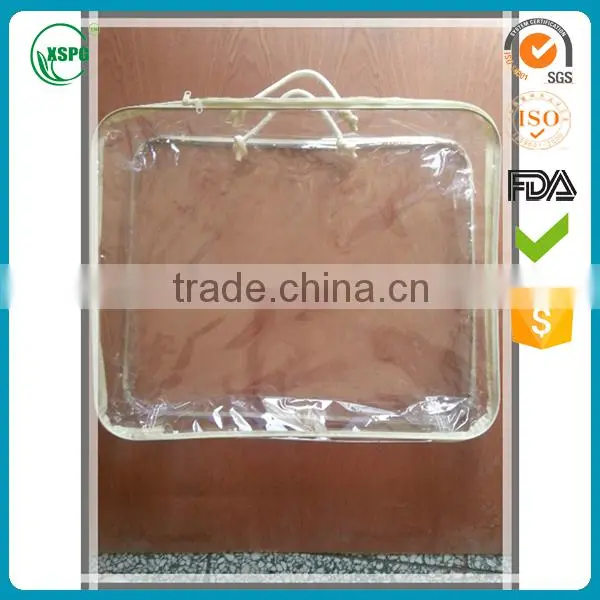 Custom Wholesale Transparent Pvc Quilt Packaging Bags for Bedding