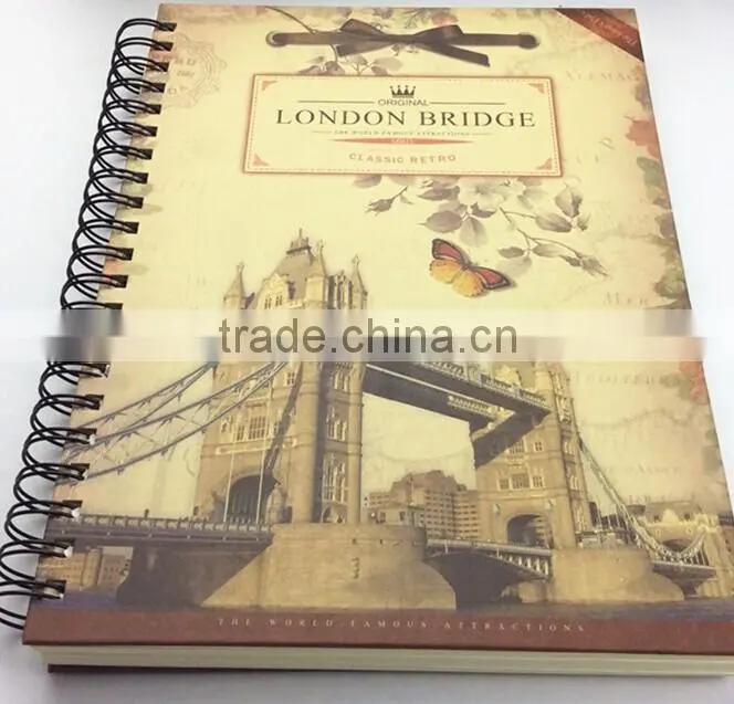 cheap spiral book notebook hard cover book