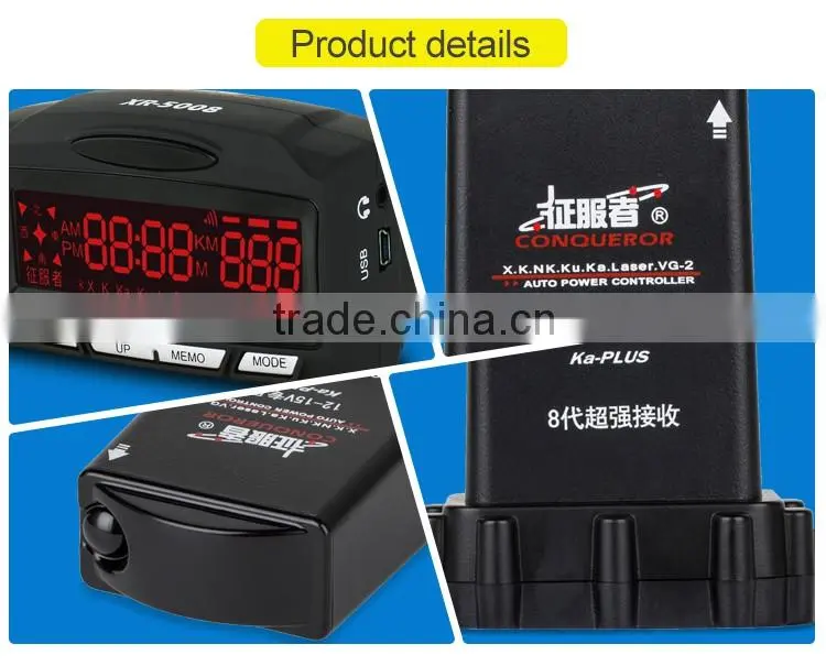 2 in 1 Car GPS Speed Laser Detection English/Russia Voice Alert Car Anti Radar