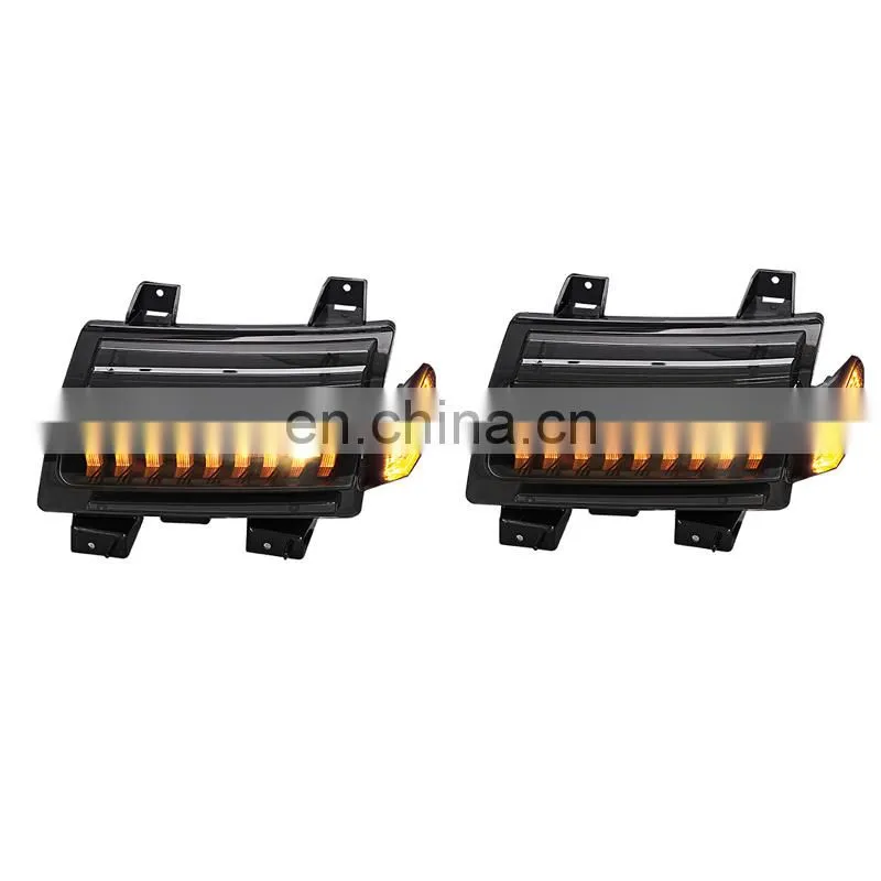Fender Flares Daytime Running Light For Jeep Wrangler JL Fender Light With DRL Turn Signal Lamp