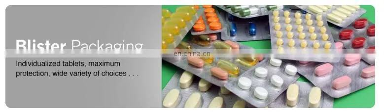 Automatic Capsule Tablet Jam Honey And Chocolate Blister Packing Machine Dpp80 For Medicine Food
