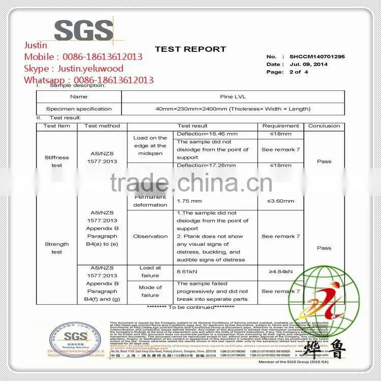LVL SCAFFOLD BOARDSCAFFOLDING BOARD(FACTORY PRODUCE)