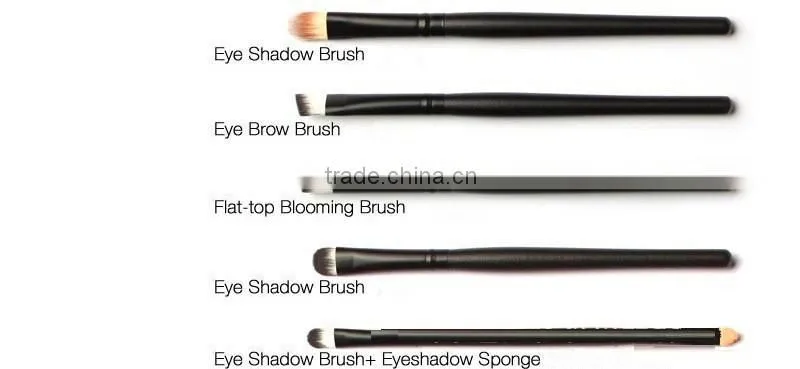 20pcs makeup brushes kit free samples