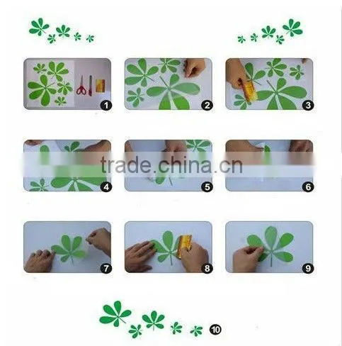 Children's height pvc wall stickers for sitting room
