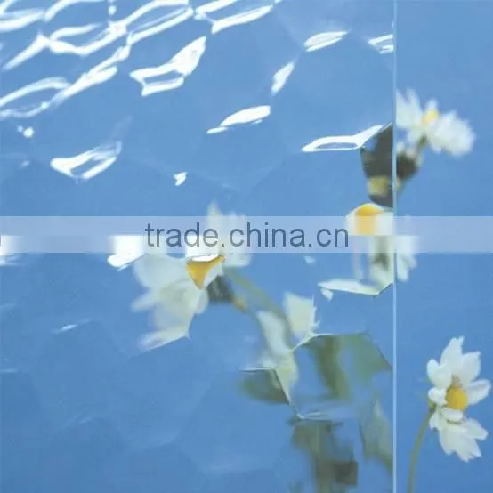 extral clear pattern glass door, new hot sale pearl patterned glass
