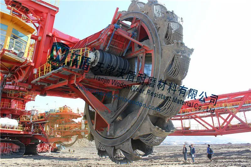 Factory manufactured Wheel Excavator Bucket Liners Wear Plate and Cutting Edges Mobile Type