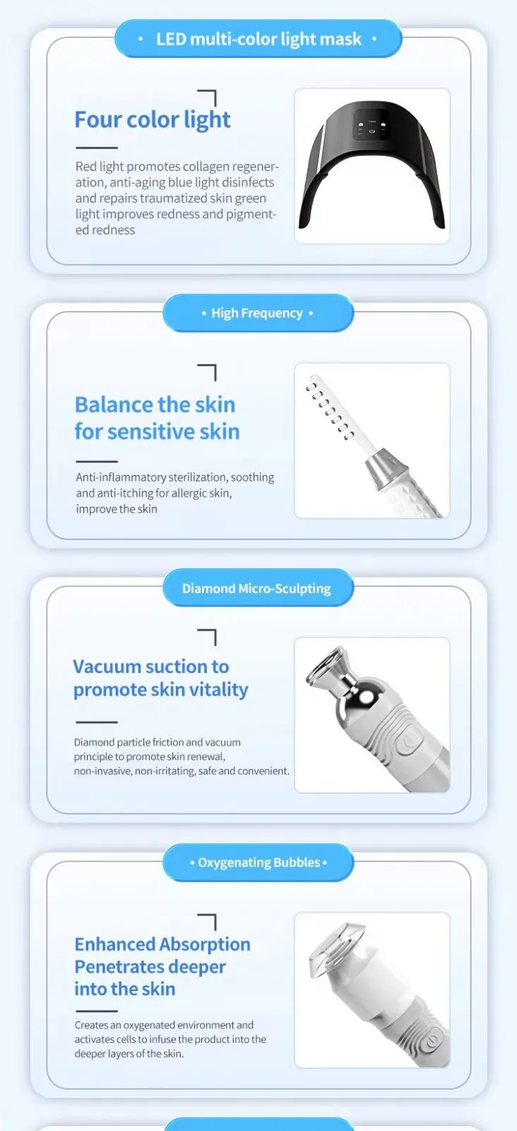 2024 Top Sales 17 in 1 Hydro Facial Machine Professional Aqua Face Skin Care Clean System Aqua Hydra Peel Facial Machine
