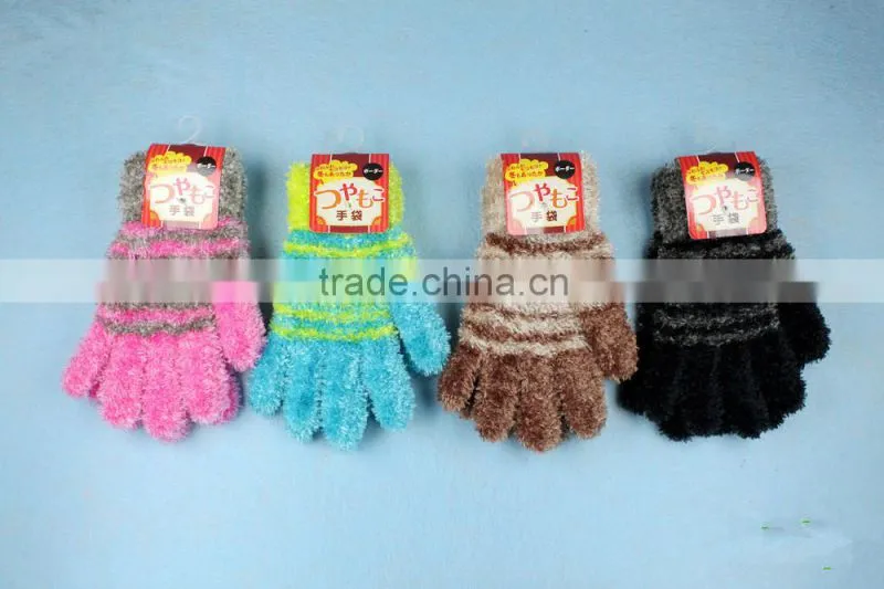 Multicolour Gloves chenille Best selling for children