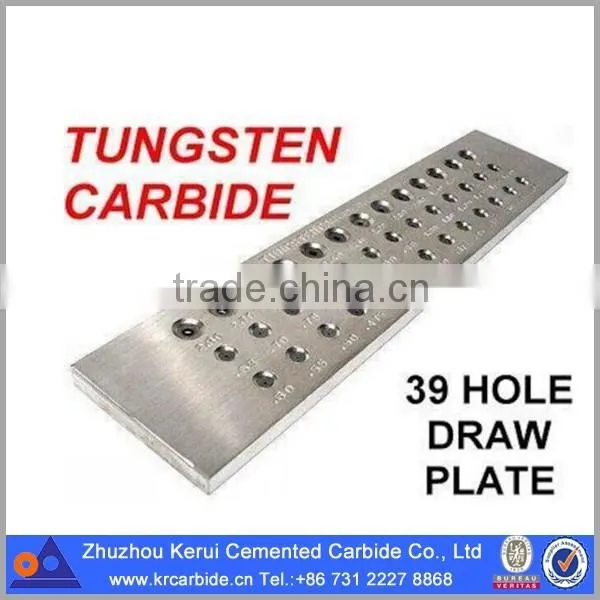 hard metal plate for making 24 and 39 holes tungsten carbide draw plate