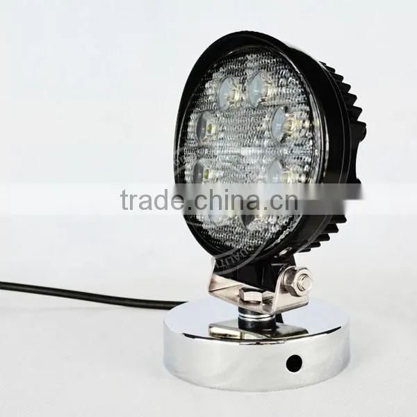 High quality 24w flood light for off road SUV cars rectangle car LED working light