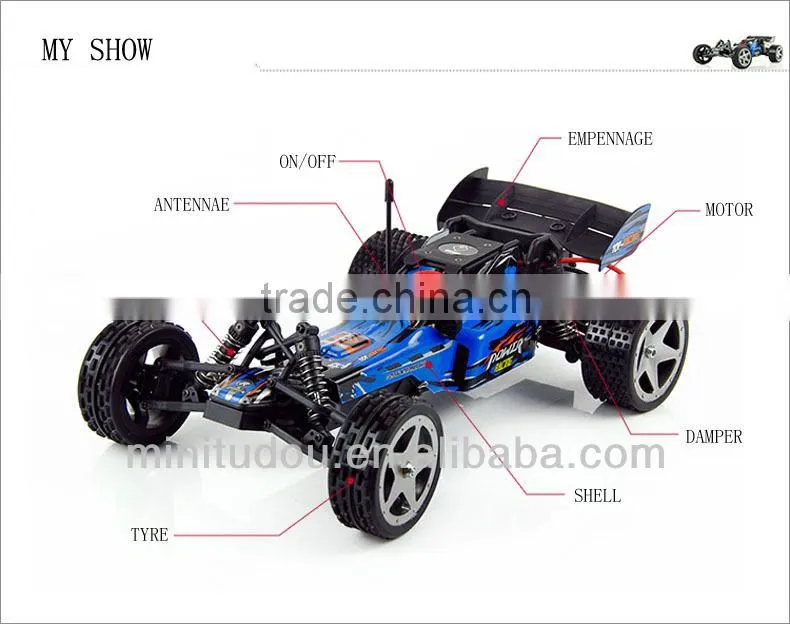 Brushless motor car L202 high speed 1 12 scale 4wd rc drift big Brushless rc car