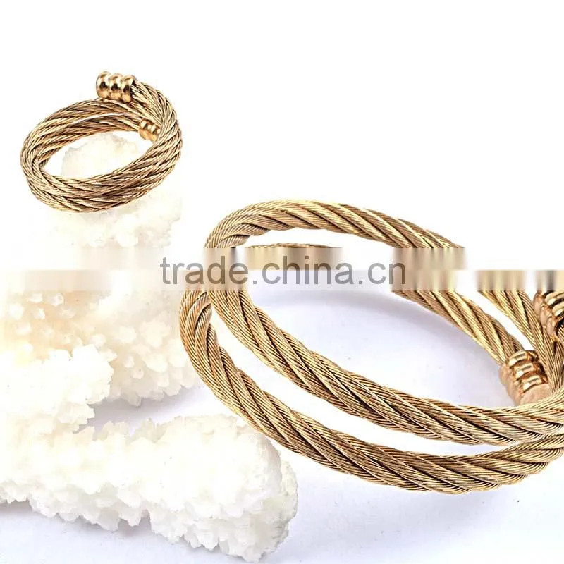 Latest gold finger ring designs fashion jewellery stainless steel set jewelry