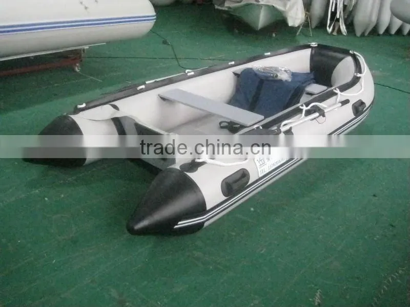 CE 2012 Hot selling Hypalon/PVC Air floor chase boat 330 Inflatable Boat