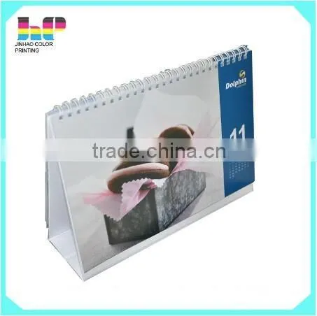 China cheap printable paper desk table calendar printing