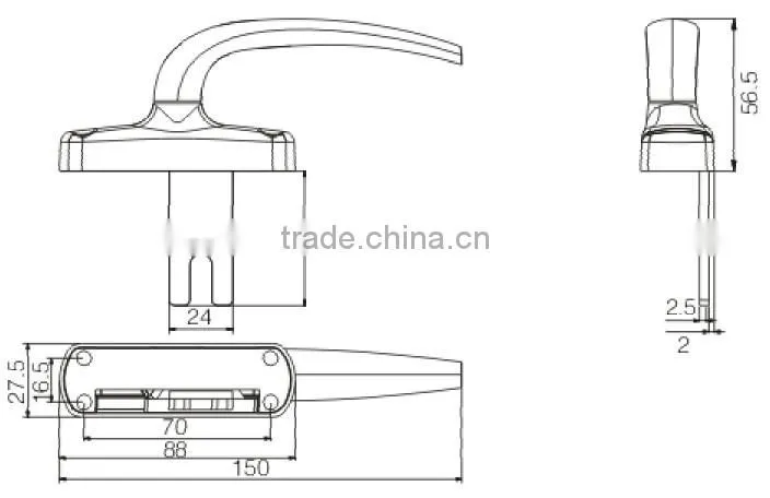 window handle JW9006A