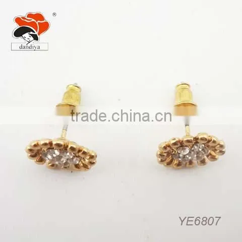 Cheap custom leather tassel jewelry 2016 newest design earring copper earrings