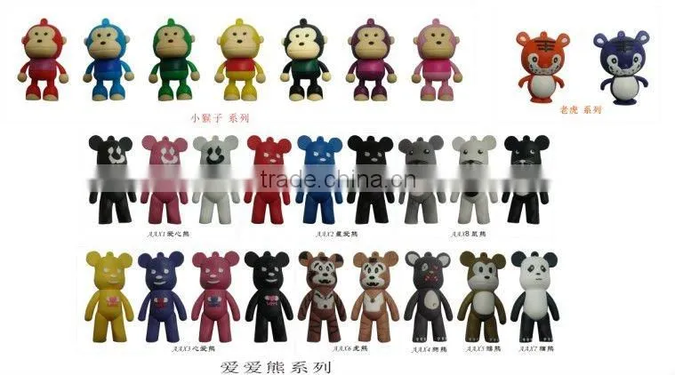 8gb animal usb flash memory stick,16gb funny usb flash memory,cartoon usb stick