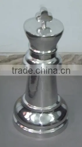 Aluminum Decorative Chess Coin in rough finish