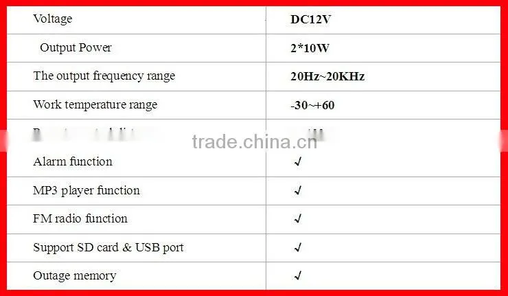 China antitheft player waterproof radio mp3 motorcycle spare parts