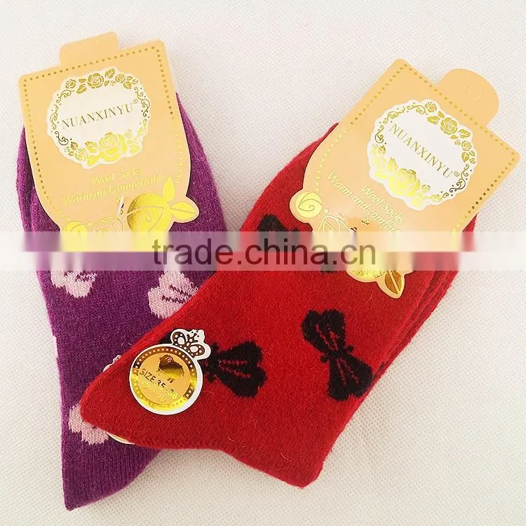 Women's Multi Color Wool Winter Socks