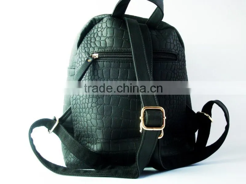 School Backpack And Fashionable Leather Bags PU Leather Backpack Bags Shoulder Bags For Unisex