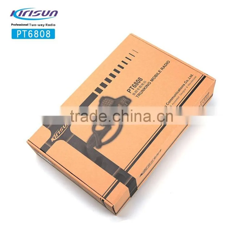 Kirisun PT6808 Professional Mobile Radio Compliant with MPT1327 Trunking System 350-390/400-450Mhz Mobile Radio