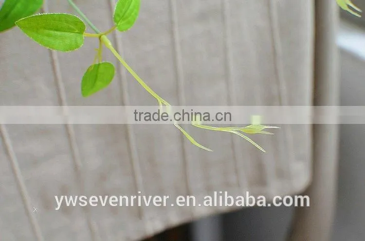 4 small bifurcation, fern leaf simulation leaves cane Simulation of green plants Simulation flower vines Fake flowers adornment